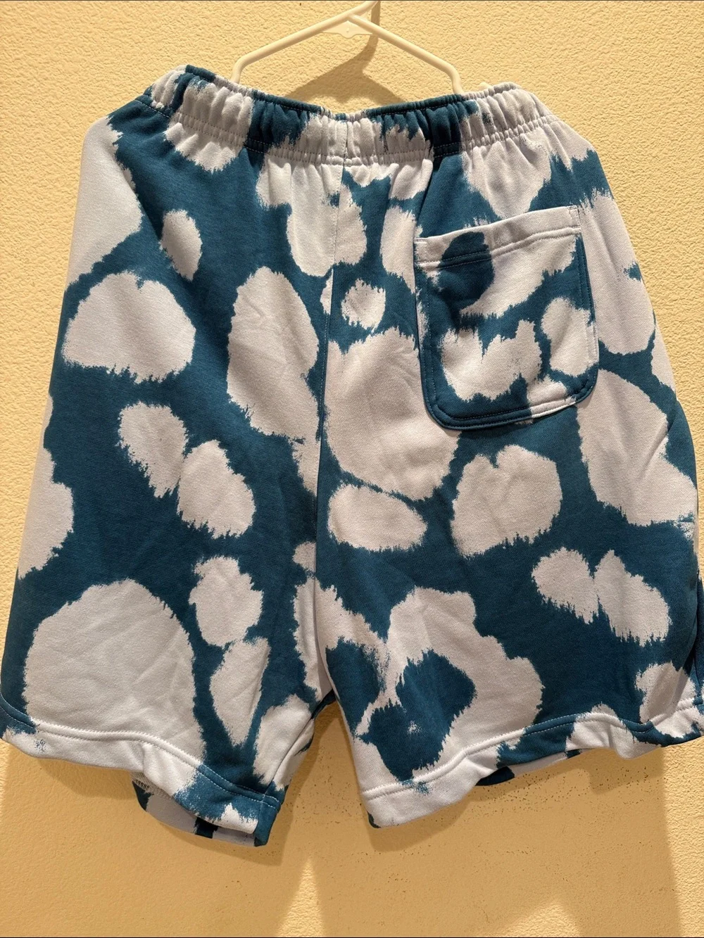 Nike Teal and White Tie-Dye Casual Shorts